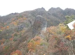 P9-P10尾根からのはさみ岩